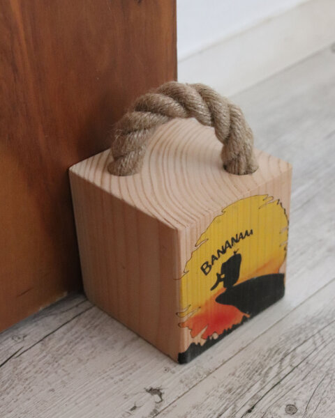 Türstopper Comic Art Design Bananaaa