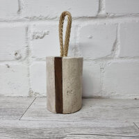 Türstopper Beton aRT© Teakholz