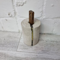 Türstopper Beton und Eiche