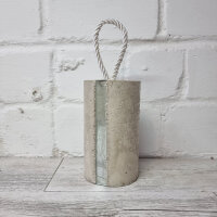 Türstopper Beton Vitage mit Spiegelglas Einsatz